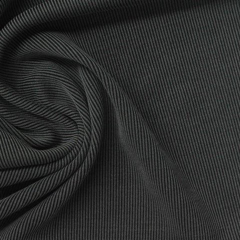Modal Polyester Interlock Knit Fabric, 210 gsm, 160 cm — Black