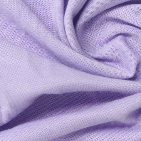Polyester Stretch Rib Knit Fabric, 270 gsm, 160 cm — Purple