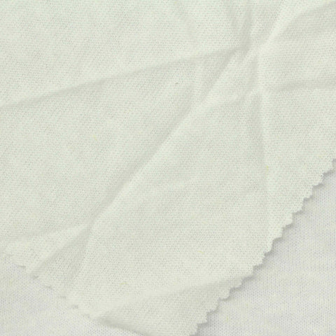Polyester Linen Jersey Knit Fabric, 175 gsm, 150 cm — White