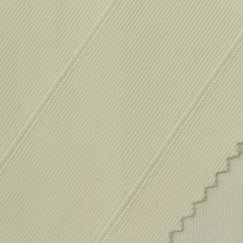 Polyester Stretch Rib Knit Fabric, 315 gsm, 160 cm — Khaki