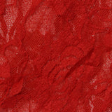 Red Floral Lace, Nylon — photo 1