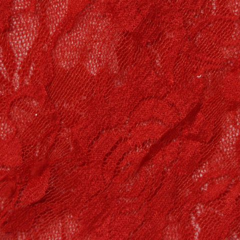 Red Floral Lace, Nylon