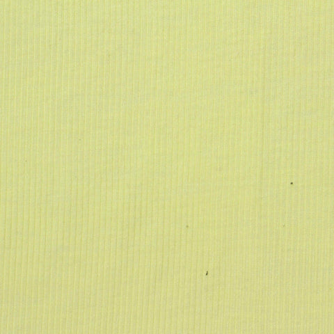 Polyester Viscose Rib Knit Fabric, 160 gsm — Yellow