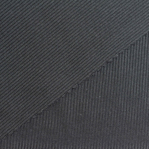 Black Rib Knit, Polyester