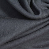 Dark Grey Marl Interlock Knit, Viscose-Nylon, 290 gsm — photo 1
