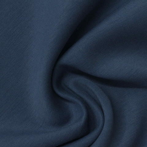Cotton Scuba Knit Fabric, 368 gsm, 167 cm — Navy