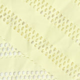 Pale Yellow Bands Jacquard, Polyester — photo 1