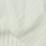Jacquard Cotton Polyester Knit Fabric, 240 gsm, 120 cm — White — photo 1