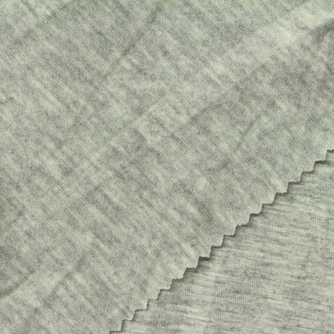 Light Grey Marl Jersey Knit, Acrylic-Viscose