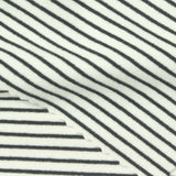 Dark Grey Horizontal-Stripe Velvet, Polyester — photo 1