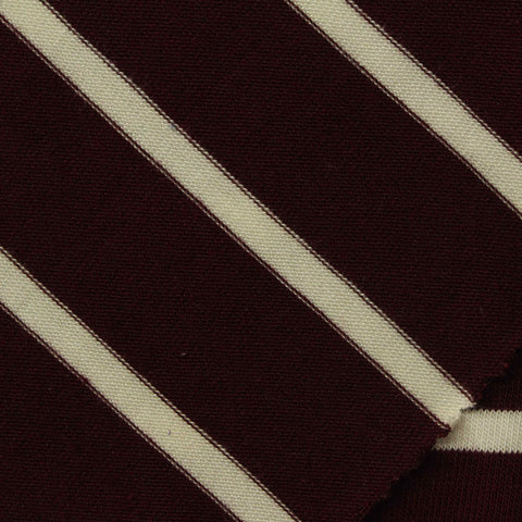 Maroon Stripes Knit, Viscose
