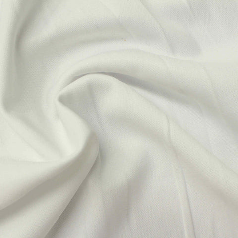Polyester Stretch Interlock Knit Fabric, 195 gsm — White