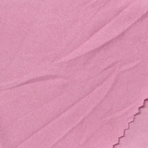 Polyester Stretch Milk Silk Knit Fabric, 185 gsm, 170 cm — Pink