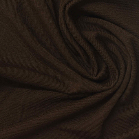Dark Brown Jersey Knit, Modal