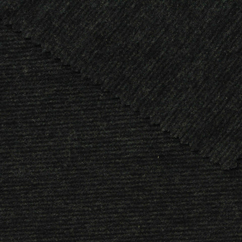 Viscose Blend Stretch Knit Fabric, 370 gsm, 166 cm — Black