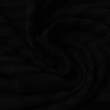 100% Cotton Knit Fabric, 215 gsm, 157 cm — Black — photo 1