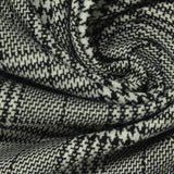 Black Houndstooth Jacquard, 296 gsm — photo 1
