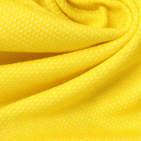 Viscose Cotton Interlock Knit Fabric, 260 gsm, 218 cm — Yellow