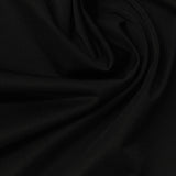 Polyester Jersey Knit Fabric, 195 gsm, 175 cm — Black — photo 1