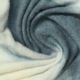 Soft White Gradient French Terry, Poly-Viscose — photo 1