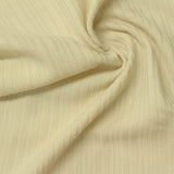 Printed Polyester Stretch Rib Knit Fabric, 205 gsm — Beige — photo 1