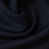 Polyester Stretch Knit Fabric, 270 gsm, 165 cm — Navy — photo 1