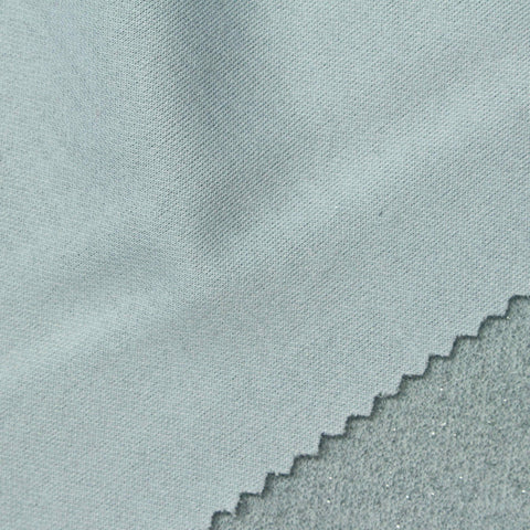 Grey-Blue Marl Interlock Knit, Polyester