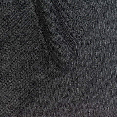 Black Ribbed Rib Knit, Polyester
