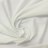 Polyester Viscose Stretch Jersey Knit Fabric, 122 gsm — White — photo 1
