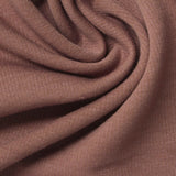 Polyester Viscose Stretch Interlock Knit Fabric, 240 gsm — Brown — photo 1