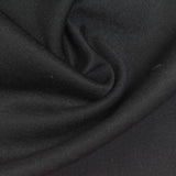 Polyester Viscose Stretch Scuba Knit Fabric, 320 gsm, 163 cm — Black — photo 1