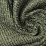 Heathered Green Marl Waffle Knit, Polyester — photo 1