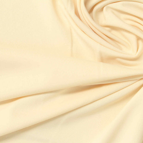 Nylon Stretch Jersey Knit Fabric, 140 gsm, 170 cm — Beige
