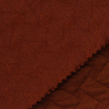 Jacquard Polyester Stretch Knit Fabric, 380 gsm, 160 cm — Brown — photo 1