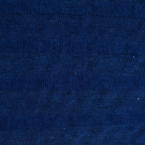 Viscose Polyester Chunky Knit Fabric, 280 gsm, 115 cm — Navy