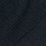 Polyester Cotton Rib Knit Fabric, 207 gsm, 175 cm — Navy — photo 1
