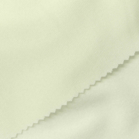 Brushed Viscose Polyester Stretch Rib Knit Fabric, 220 gsm, 125 cm — Beige