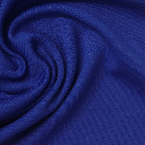 100% Polyester Interlock Knit Fabric, 215 gsm, 156 cm — Blue