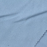 100% Stretch Rib Knit Fabric, 340 gsm, 185 cm — Blue — photo 1