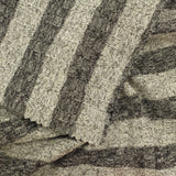Dark Grey Check Rib Knit, Poly-Viscose — photo 1