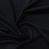 Polyester Stretch Jersey Knit Fabric, 108 gsm, 160 cm — Black — photo 1