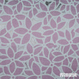 White Floral Knit, Nylon-Cotton — photo 1