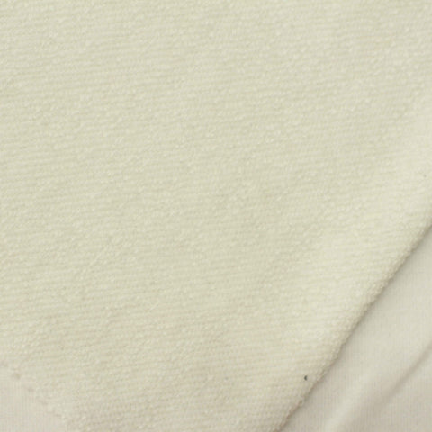 Polyester Cotton French Terry Fabric, 185 gsm, 160 cm — Beige