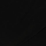 Polyester Stretch Rib Knit Fabric, 405 gsm, 155 cm — Black — photo 1