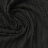 Brushed Polyester Stretch Rib Knit Fabric, 180 gsm, 130 cm — Grey — photo 1
