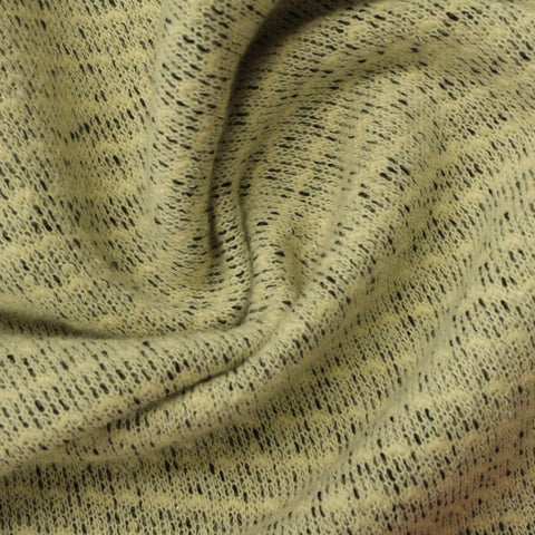 Jacquard 100% Polyester Chunky Knit Fabric, 320 gsm, 180 cm — Khaki