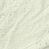Jacquard Polyester Stretch Knit Fabric, 160 gsm, 150 cm — White — photo 1