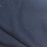 Brushed Polyester Cotton Knit Fabric, 320 gsm — Navy — photo 1