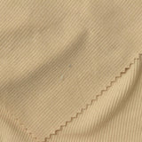 Polyester Viscose Stretch Rib Knit Fabric, 200 gsm, 127 cm — Beige — photo 1