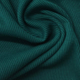 Polyester Stretch Rib Knit Fabric, 293 gsm — Green — photo 1